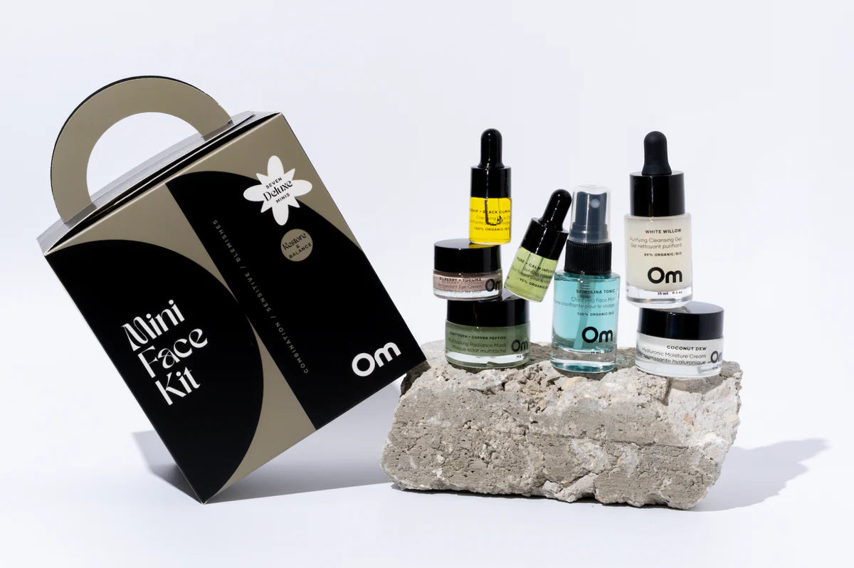 Om Mini Face Care Kit Combination, Sensitive, Blemish Prone
