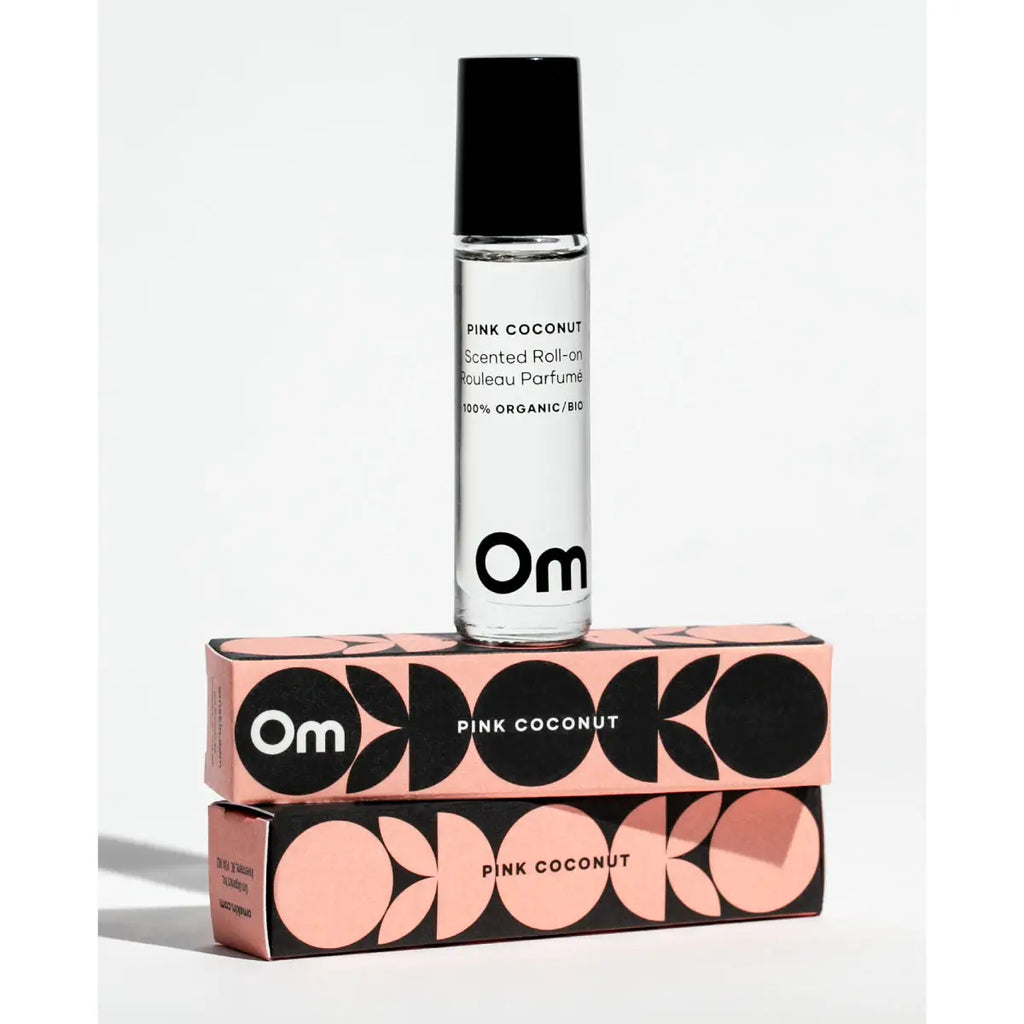Om Pink Coconut Scented Roll On